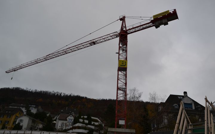 Durchfahrt Bachtalstrasse am 15. Februar 2023 infolge Krandemontage gesperrt